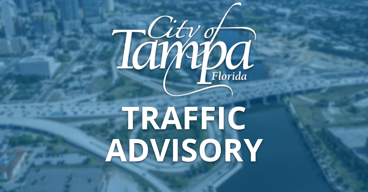 Lane Closures on W Columbus Dr between N Grady Ave and N Dale Mabry Hwy