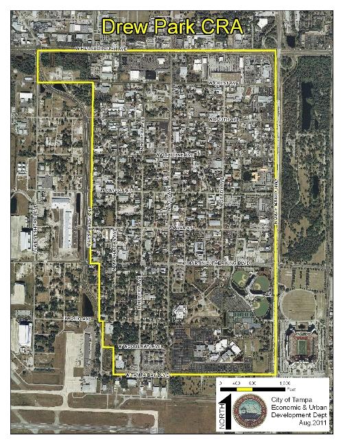 Drew Park CRA Aerial Map City of Tampa