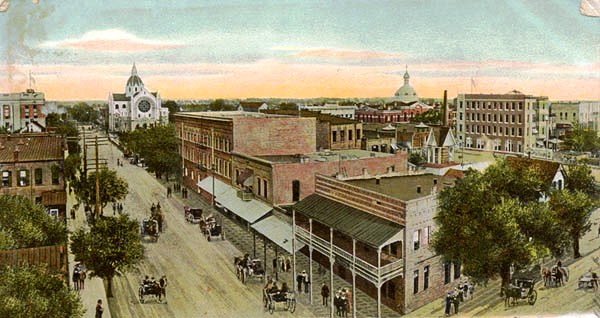 Historic Postcard of Dowtown Tampa