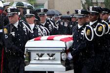 Officer Curtis and Kocab Funeral 1