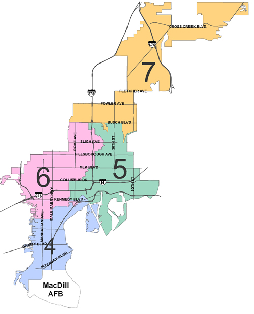 City Council District Six Map