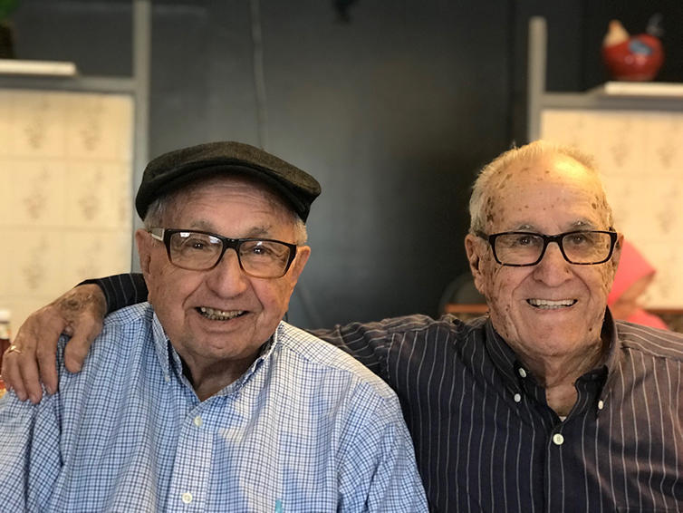 left, Joe Doria, 90-right, George Lopez, 89 by Jeff Klinkenberg 2018