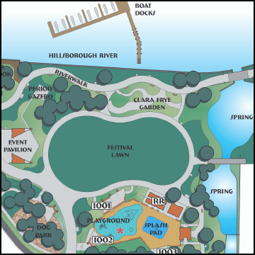 Waterworks Park map
