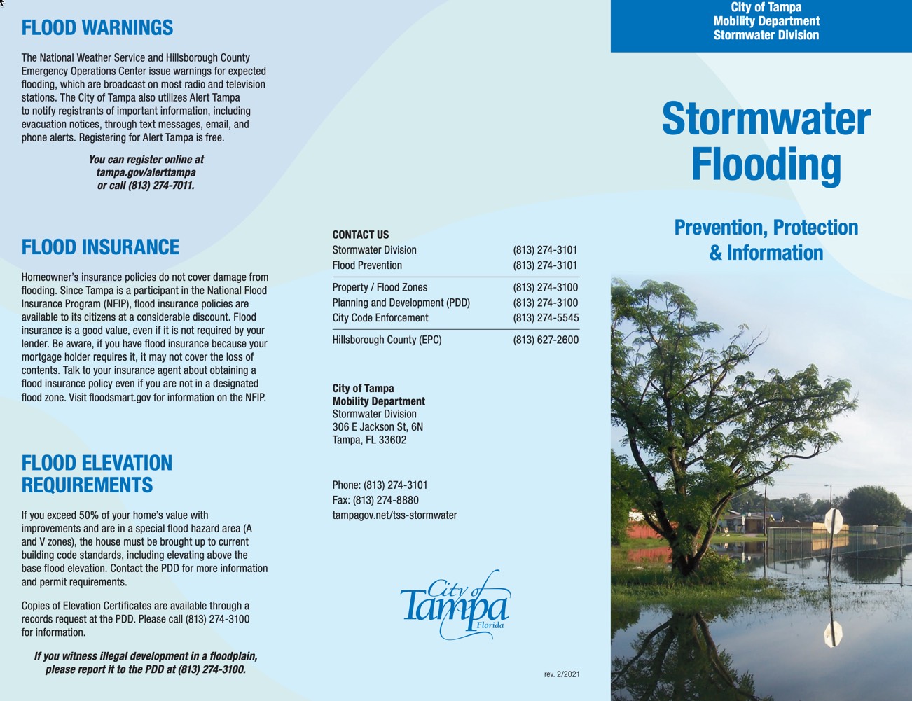 Stormwater flooding brochure