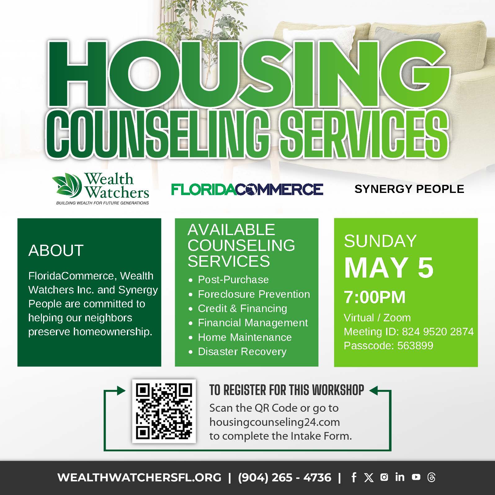 Housing Counseling Services Flyer