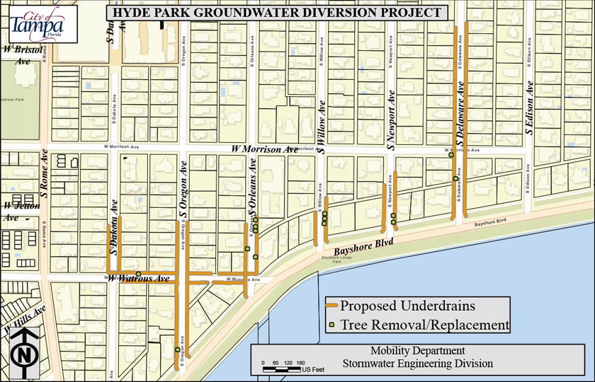 Hyde Park Groundwater Diversion Project Map
