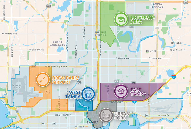 City of Tampa Opportunity Zones Map