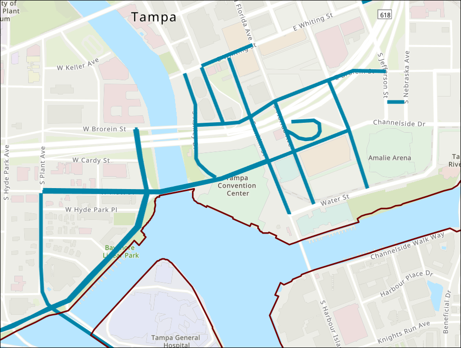 road closure map