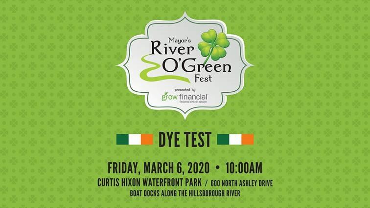 river o green dye test