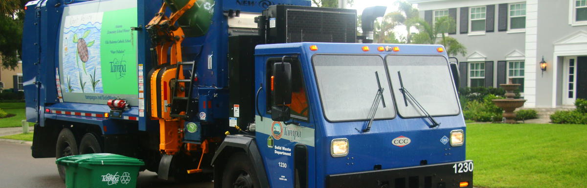 Recycling Collection Truck Servicing Cart