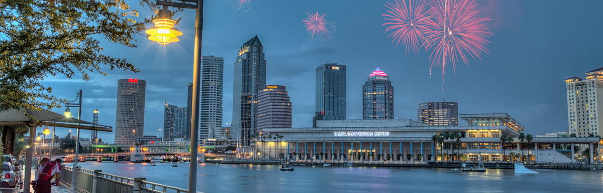 Tampa Fireworks Composite