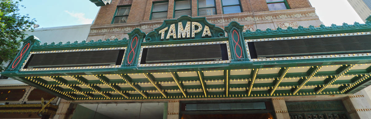 Tampa Theater Marquee sign