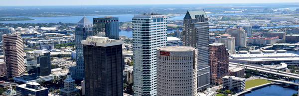 Downtown Tampa Aerial Photo Sykes Building