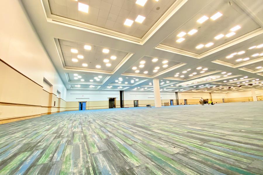 Inside of Tampa Convention Center Ballroom