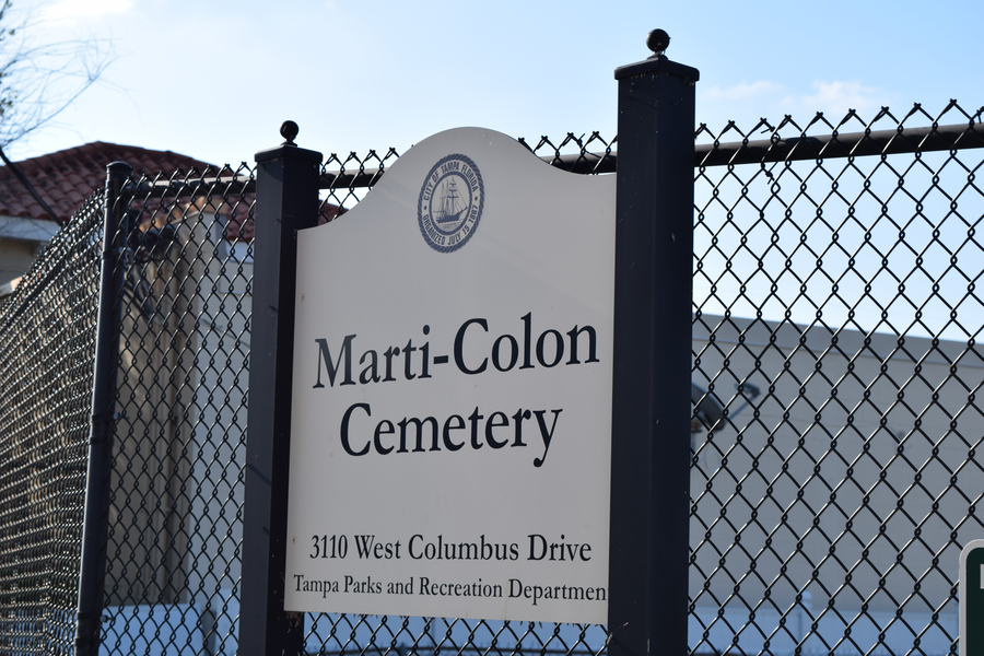 Marti Colon Cemetery Sign