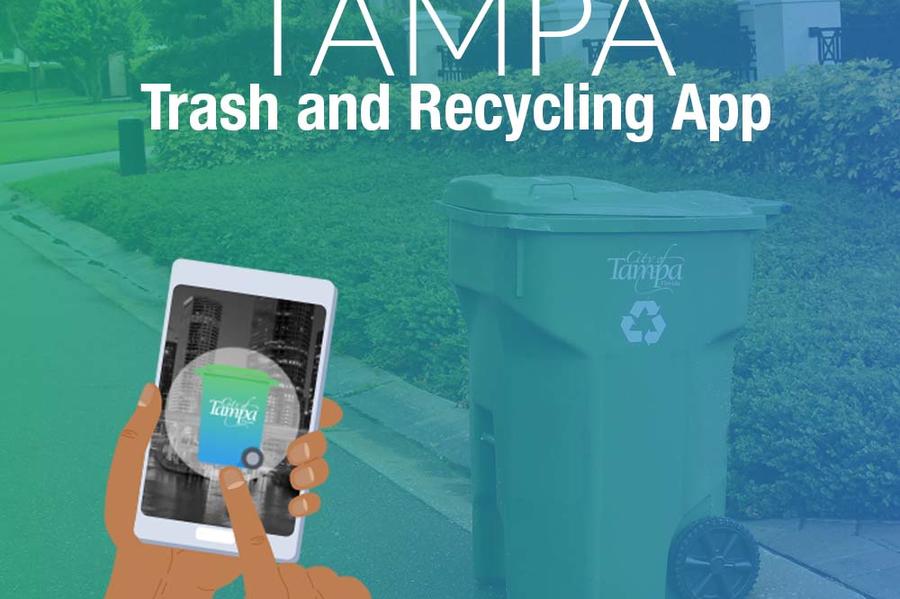 Tampa Trash & Recycling App Graphic