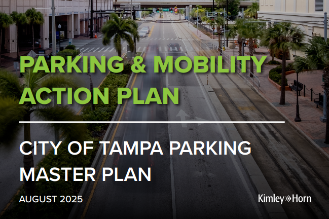 City of Tampa Parking and Mobility Action Plan cover.
