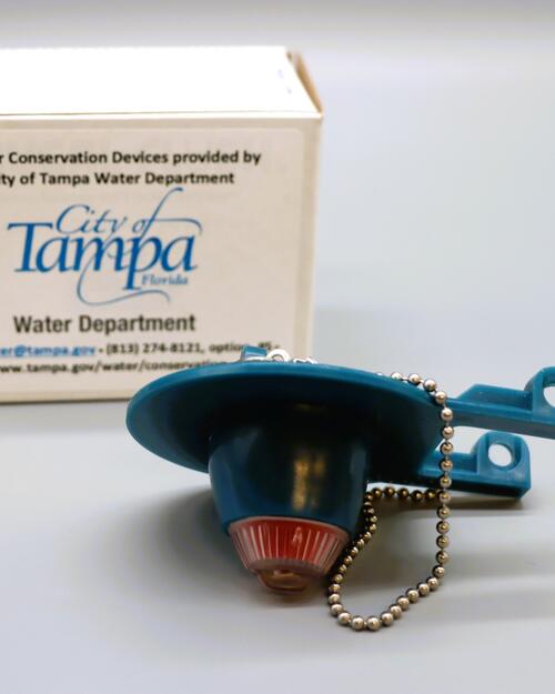 toilet flapper display