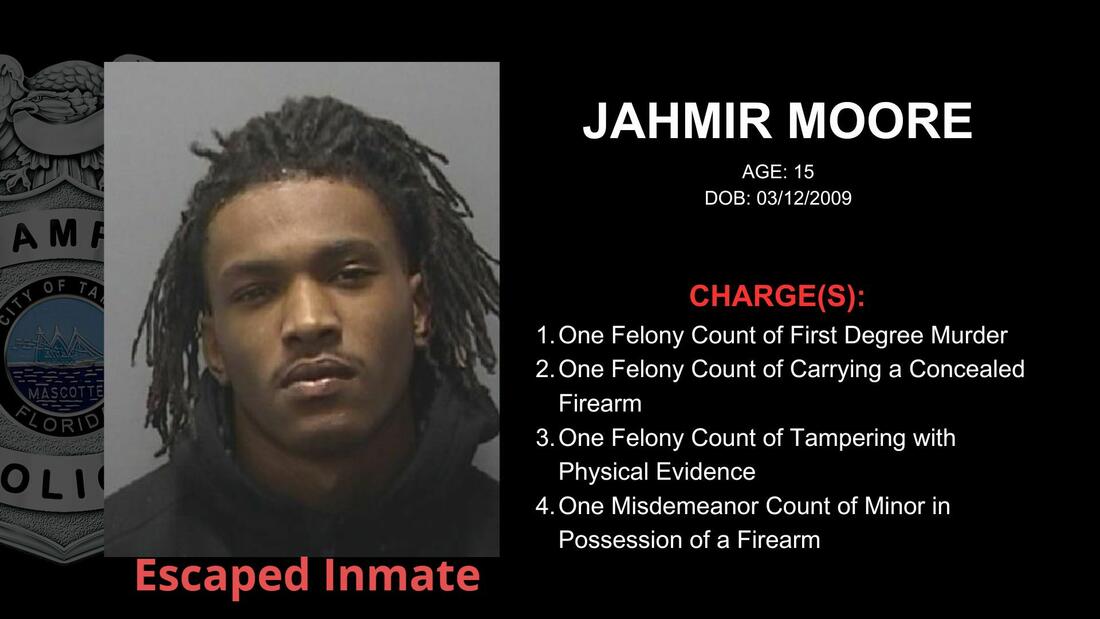 Search Underway for Escaped Juvenile Inmate | City of Tampa