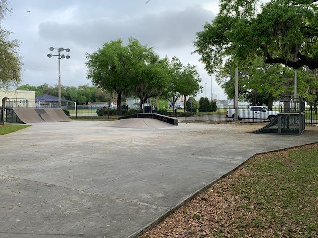 View of the skate park