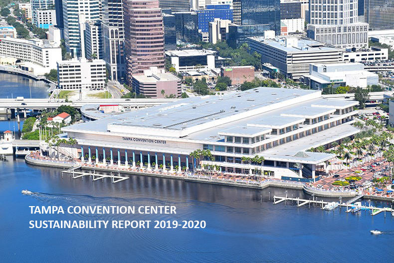 Aerial of convention center
