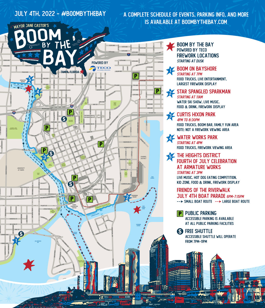 Boom by the Bay Overall Map 2022