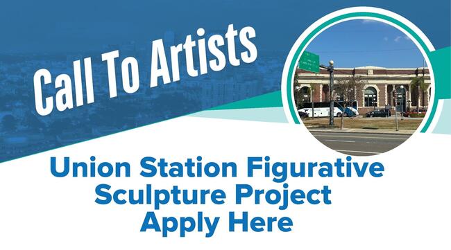 Call to artists for Union Station Figurative Sculpture Project. Apply here.