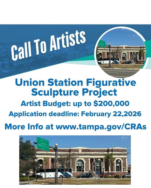 Union Station Sculpture Project call for artists, budget $200,000, deadline February 2026.