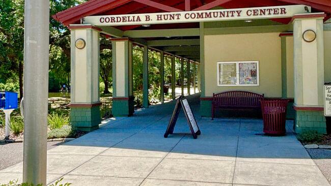 Cordelia B. Hunt Community Center will be closed March 2-7 for maintenance