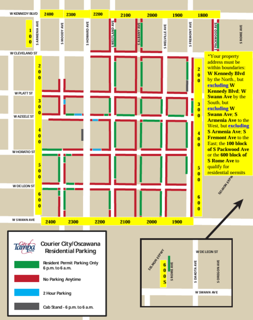 Map of the Courier City/Oscawana PPO Zone as described by the detailed text to the right of the image.