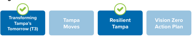 Policy Alignment with Transforming Tampa's Tomorrow and the Resilient Tampa Plan selected.