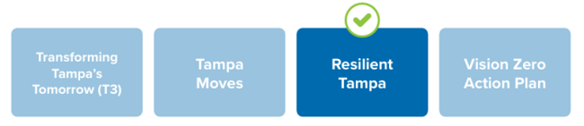 Policy Alignment with the Resilient Tampa Plan selected.