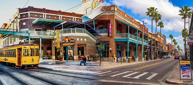 Ybor City with Streetcar