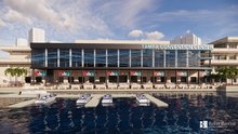 Rendering of the Tampa Convention Center and waterfront