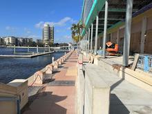 Tampa Riverwalk under construction