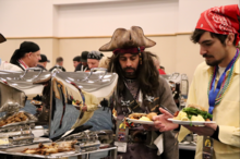 Pirates at buffet