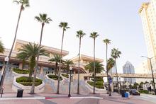 Outside of the Tampa Convention Center