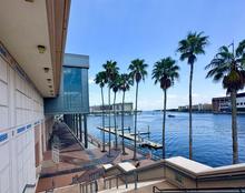 Tampa Riverwalk outside the Tampa Convention Center