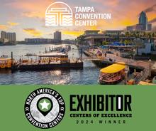 The Tampa Convention Center is featured on Exhibitor Magazine's prestigious Centers of Excellence list, honoring the best convention centers in the U.S.