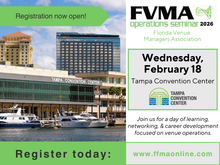 FVMA operations seminar 2026 flyer; Tampa Convention Center on February 18.