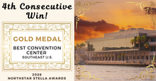 Tampa Convention Center has once again been awarded Best Convention Center in the Southeast U.S. from the Northstar Stella Awards.