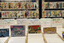 Comic books for sale at MEGACON