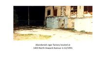 Abandoned cigar factory