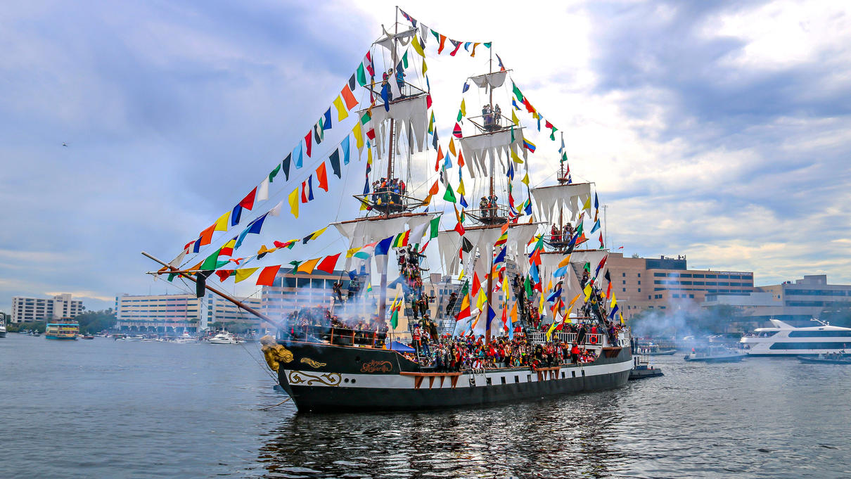 Jose Gaspar's pirate ship