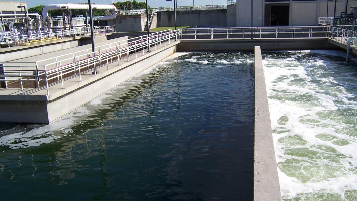 Chlorine Contact Chamber - Final Wastewater Treatment Process