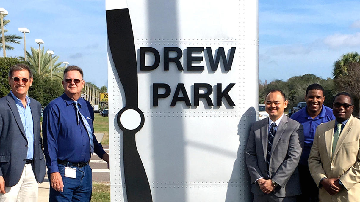 Drew Park Community Marker