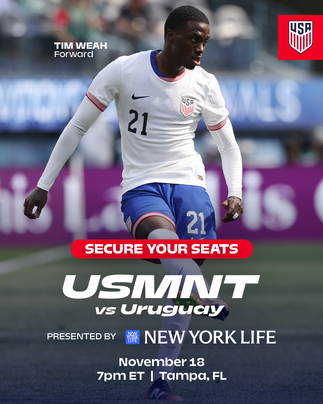 USMNT vs Uruguay City of Tampa